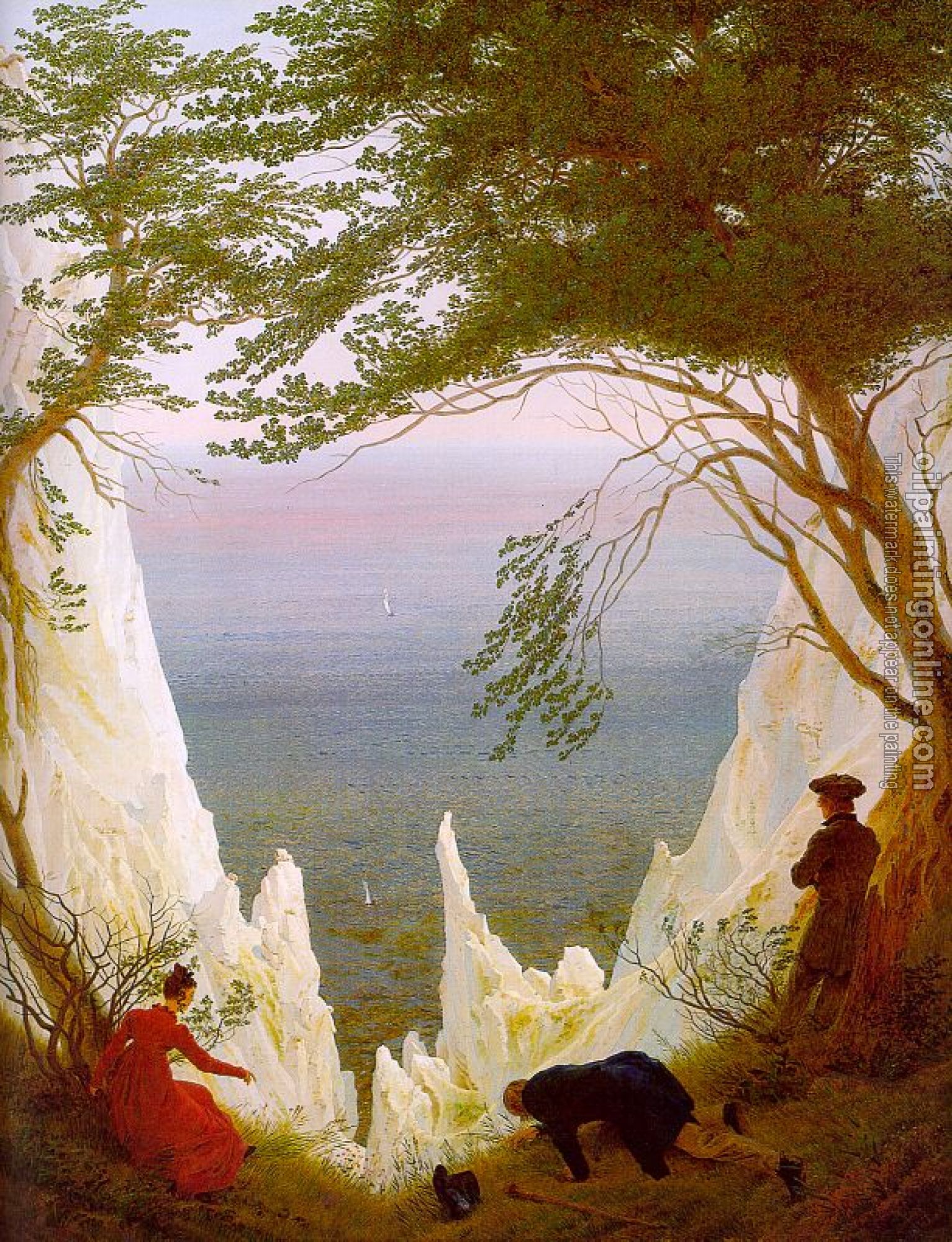 Friedrich, Caspar David - Chalk Cliffs on Rugen